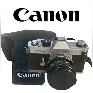 1970S CANON TLb 35MM FILM CAMERA MECHANICAL VINTAGE CAMERA *UNTESTED*